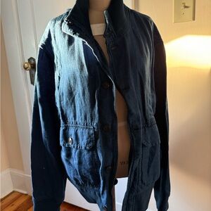 Men's Large Banana Republic Blue Lightweight Jacket